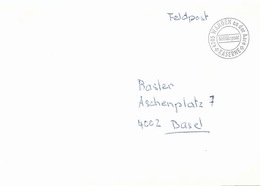 Feldpost Brief  Wangen An Der Aare Kaserne - Basel           Ca. 1980 - Postmarks