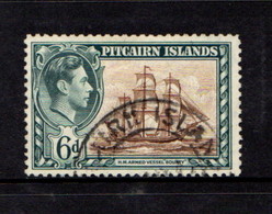 PITCAIRN  ISLANDS    1940    6d  Brown  And  Blue    USED - Pitcairn