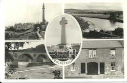 REAL PHOTOGRAPHIC POSTCARD  COLDSTREAM MULTIVIEW -  POSTALLY USED 1971 - BORDERS - BERWICKSHIRE - Berwickshire