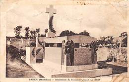 Baden       56          Monument De L'aviateur Joseph Le Brix        (Salissures Voir Scan) - Andere & Zonder Classificatie