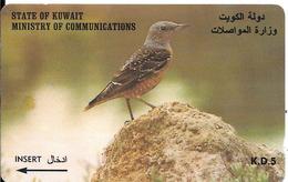 CARTE-MAGNETIQUE-KOWEIT-OISEAU DESERT -Plastic Epais-TBE-RARE - Songbirds & Tree Dwellers