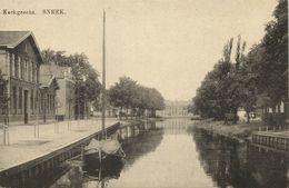 Nederland, SNEEK, Kerkgracht (1910s) Ansichtkaart - Sneek