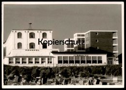 ALTE POSTKARTE WANGEROOGE RESTAURANT CAFÉ MONOPOL Insel Ansichtskarte AK Cpa Postcard - Wangerooge