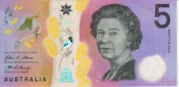 Australia. Banknote. 5 Dollars. Queen. UNC. 2017. Polymer - 2005-... (polymer Notes)