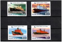 Russia 2009 . Ice-breakers Fleet. 4v: 7, 8, 9, 10.  Michel # 1552-55 - Neufs