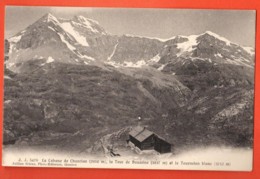 TSS-30 Bagnes, Près Mauvoisin, Cabane De Chanrion Tour Boussine Et Tournelon Blanc. Jullien 5478, Non Circulé - Bagnes