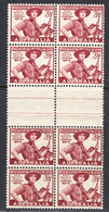 Australia 1952 Scout Jamboree, Mint No Hinge/mounted, See Notes, Gutter Block Of 8, Sc# ,SG 254 - Ungebraucht