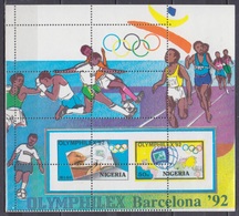 1992	Nigeria	588-589/B14CA	Error Perforation / 1992 Olympic Games In Barcelona - Summer 1992: Barcelona