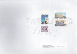 SAN MARINO Centenario Palazzo Del Governo+Roma 1985 + Varie.su Busta - Cartas & Documentos