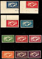 Portugal 1936 - Correio Aéreo - Hélice - Serie Completa Afinsa 01/10 - Unused Stamps