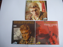 CHRISTOPHE : LOT De 3 CD Réeditions Des Vinyles Originaux - Scan Recto Et Verso - Ediciones De Colección