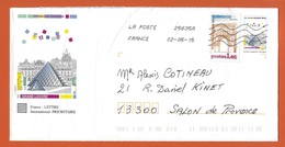 ENTIERS POSTAUX PRET A POSTER  Theme PARIS LOUVRE PYRAMISE MUSEE - PAP: Sonstige (1995-...)