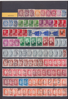 UN LOT DE 427 TIMBRES NEUFS**, NSG, OBLITéRéS DONT MULTIPLES - Collections