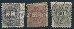 O 3 Db A Szokásostól Eltérő Alakú Bélyeg + A 30f Látványos Papírgyűrődéssel / 3 Stamps With Shifted Perforation + 30f Pa - Sonstige & Ohne Zuordnung