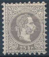 * 1867 25kr Töredezett Gumi / Broken Gum - Autres & Non Classés