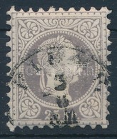 O 1867 25kr Szürkéslila Vízjeles Bélyeg / Greylilac With Watermark "FIUME" Signed: Ferchenbauer - Autres & Non Classés