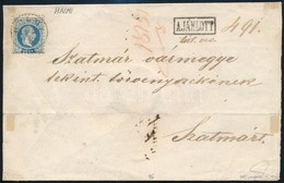 ~1867 2 X 10kr Ajánlott Levélen / On Registered Cover "HALMI" - "SÁRKÖZ-ÚJLAK" - "SZATHMÁR" Signed: Ferchenbauer - Autres & Non Classés