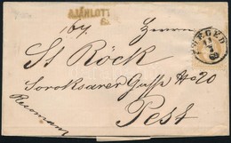 1869 15kr Ajánlott Levélen / On Registered Cover "SZEGED" - "PEST" - Autres & Non Classés