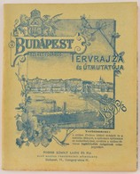 1896 Budapest Székesfőváros Tervrajza, és Útmutatója, A Térkép Hátoldalán Az Ezredéves Országos Kiállítás Látképével(Mir - Autres & Non Classés