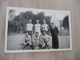 Carte Photo Sport Basket-Ball Identifiée Au Dos Championnats 1940/   1941 équipe Junior GLEA - Basket-ball