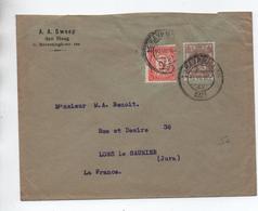 1923 - ENVELOPPE De 'S GRAVENHAGE Pour LONS LE SAUNIER (JURA) - Poststempels/ Marcofilie