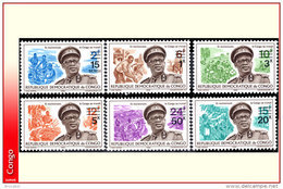 Congo 0670/75**  Mobutu Surcharge  MNH - Neufs