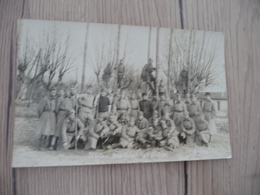 Carte Photo Militaire Militaria Groupe Peloton Manipulation 1934 - Personajes