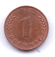 BRD 1966 D: 1 Pfennig, KM 105 - 1 Pfennig