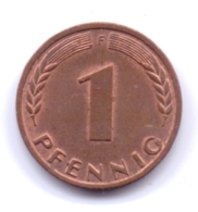 BRD 1966 F: 1 Pfennig, KM 105 - 1 Pfennig