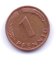 BRD 1966 F: 1 Pfennig, KM 105 - 1 Pfennig