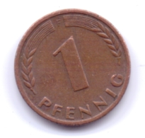 BRD 1966 F: 1 Pfennig, KM 105 - 1 Pfennig