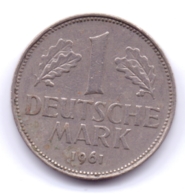 BRD 1961 D: 1 Mark, KM 110 - 1 Mark