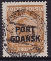 Port Gdansk 1928 Fi 16b Used - Besatzungszeit