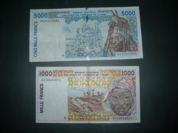 Afrique De L'Ouest  1000 + 5000 Francs - Sonstige – Afrika