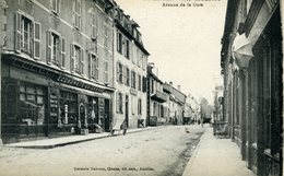 15- Cantal _Mauriac  - Avenue De La Gare   ( Economat Du Centre ) Enseigne De Parapluie 1910 - Mauriac
