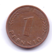 BRD 1968 F: 1 Pfennig, KM 105 - 1 Pfennig