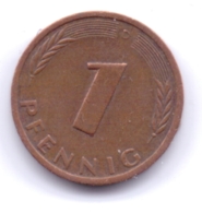 BRD 1980 D: 1 Pfennig, KM 105 - 1 Pfennig