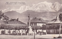 Haute-Saône - Sallanches - Le Monument Aux Morts Et Le Mont-Blanc - Sallanches