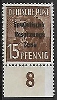 1948 - DEUTSCHLAND [Allied Occupation - Soviet Zone - General Issues] - Michel 187 [Planter - */MH] - Ungebraucht