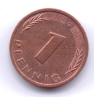 BRD 1987 G: 1 Pfennig, KM 105 - 1 Pfennig