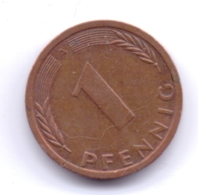 BRD 1992 A: 1 Pfennig, KM 105 - 1 Pfennig