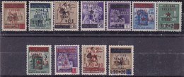 Occupazione Jugoslava - Trieste - Francobolli D'Italia Soprastampati Monumenti 1/11 MNH - Yugoslavian Occ.: Trieste