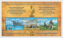 Israel - Postfris / MNH - Sheet 100 Jaar Haganah 2020 - Ungebraucht (mit Tabs)