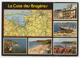 {59323} La Côte Des Bruyères , Carte Et Multivues ; Baie Saint Michel En Grève , Ports : Locquémeau Et Locquirec - Cartes Géographiques