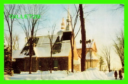 NOTRE-DAME DU CAP, QUÉBEC - LE SANCTUAIRE AVEC SA PARURE D'HIVER - ÉCRITE EN 1957 - ANIMÉE - LES PÈRES OBLATS AMRIE IMM - Trois-Rivières