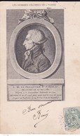 Les Hommes Célèbres De L' Yonne (89) L.M. LE PELLETIER ST FARGEAU ( 1760-1793) Député Convention Nale 1792 - Storia
