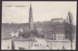 Landshut, Luitpoldbrücke, 1910 Gelaufen - Landshut