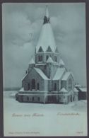 Riesa, Gruß Aus..., Kirche, Winterbild, Ca. 1900 - Riesa