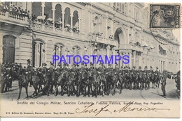 132639 ARGENTINA BUENOS AIRES DESFILE DEL COLEGIO MILITAR SECCION CABALLERIA FIESTAS PATRIAS POSTAL POSTCARD - Belize