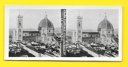 Vues Stéréos FLORENCE Vue Générale De La Cathédrale - Stereo-Photographie